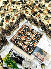Bin Naeem Premium Printed Lawn 3 Piece Unstitched Suit