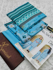 Bin Naeem Premium Printed Lawn 3 Piece Unstitched Suit