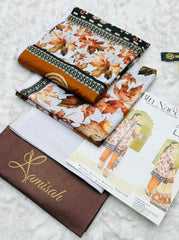 Bin Naeem Premium Printed Lawn 3 Piece Unstitched Suit