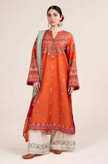 Jazmin Premium Lawn Embroidered 3 Piece Suit with Digital Slub Voil Dupatta