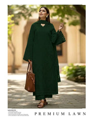 Shanzay Premium Lawn Heavy Embroidered 3 Piece Suit