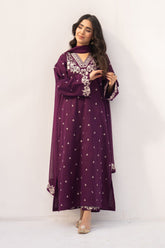 Premium Lawn Cotton Unstitched Suit with Bamber Embroidered Dupatta 3 Piece