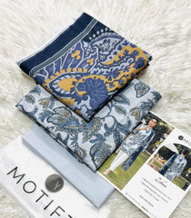 Motifz Premium Printed Lawn 3 Piece Unstitched Suit