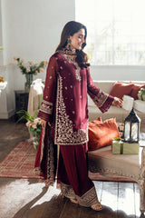 Azure 498 Airjet Lawn Heavy Embroidered 3 Piece Suit
