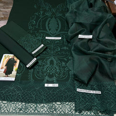Shanzay Premium Lawn Heavy Embroidered 3 Piece Suit