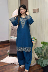 Embroidered Summer Cotton 2PC Farshi Suit