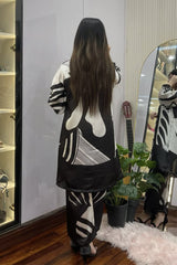 Shamooze Silk Stitched Shirt with Trouser – 2 Piece