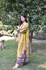 Grip Silk Long Stitched Shirt with Trouser – 2 Piece