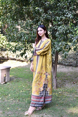 Grip Silk Long Stitched Shirt with Trouser – 2 Piece