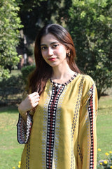 Grip Silk Long Stitched Shirt with Trouser – 2 Piece