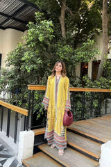 Grip Silk Long Stitched Shirt with Trouser – 2 Piece