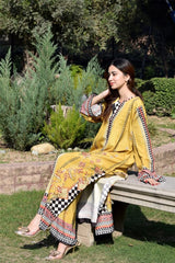 Grip Silk Long Stitched Shirt with Trouser – 2 Piece