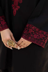 Premium Linen Royal Embroidered Shirt with Embroidered Trouser & Digital Dupatta – 3 Piece