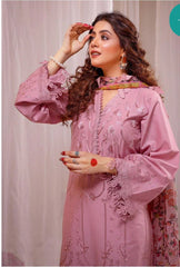 Lime Light RC 414 Airjet Lawn Heavy Embroidered 3 Piece Suit with Diamond Dupatta