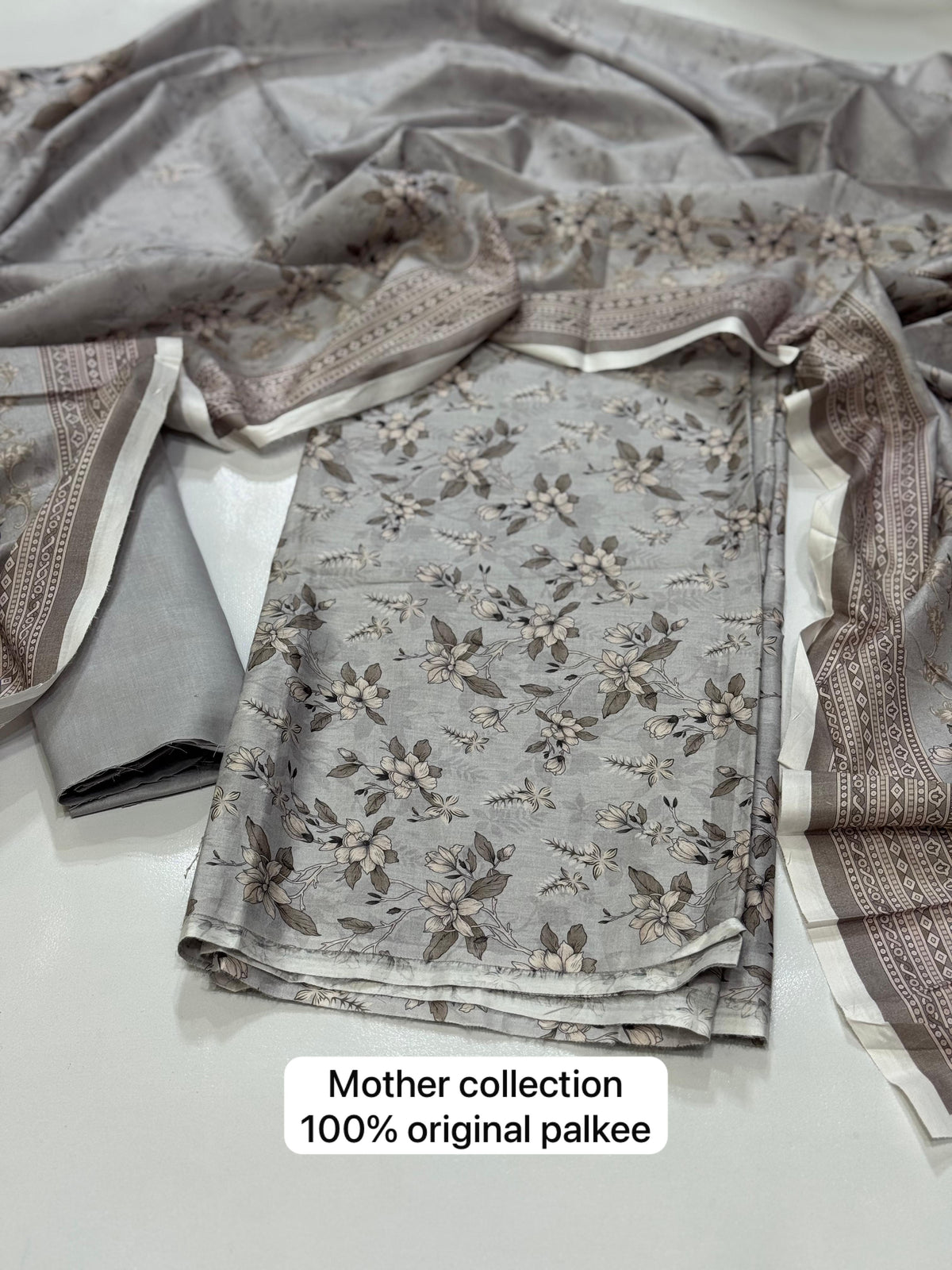 Mother Collection Palkee Digital Printed Lawn 3 Piece Unstitched Suit
