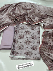 Mother Collection Palkee Digital Printed Lawn 3 Piece Unstitched Suit