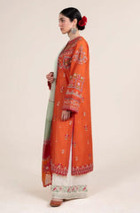 Jazmin Premium Lawn Embroidered 3 Piece Suit with Digital Slub Voil Dupatta