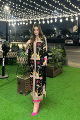 Grip Silk Long Stitched Shirt with Trouser – 2 Piece