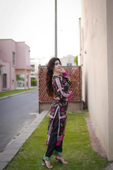 Grip Silk Long Stitched Shirt with Trouser – 2 Piece