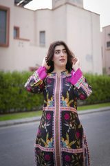 Grip Silk Long Stitched Shirt with Trouser – 2 Piece